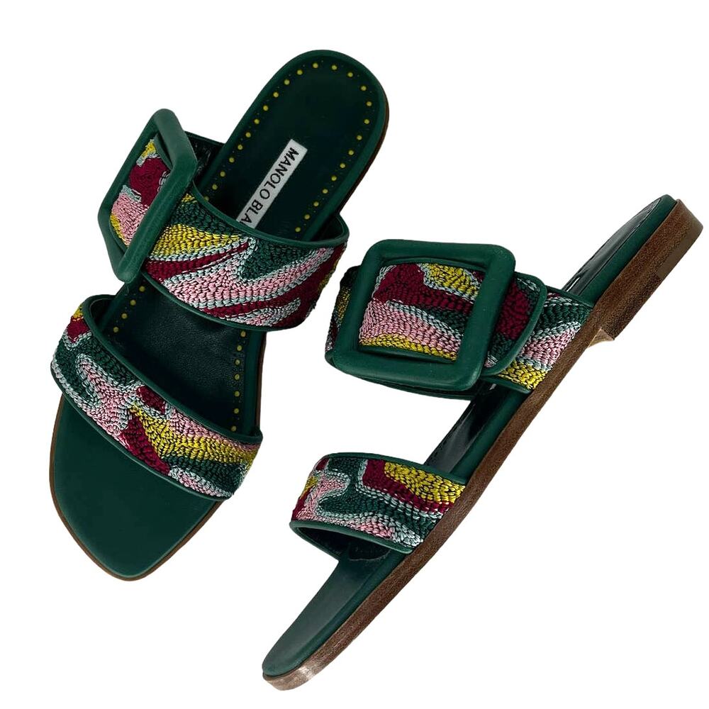 Manolo Blahnik Multicolor Sandals